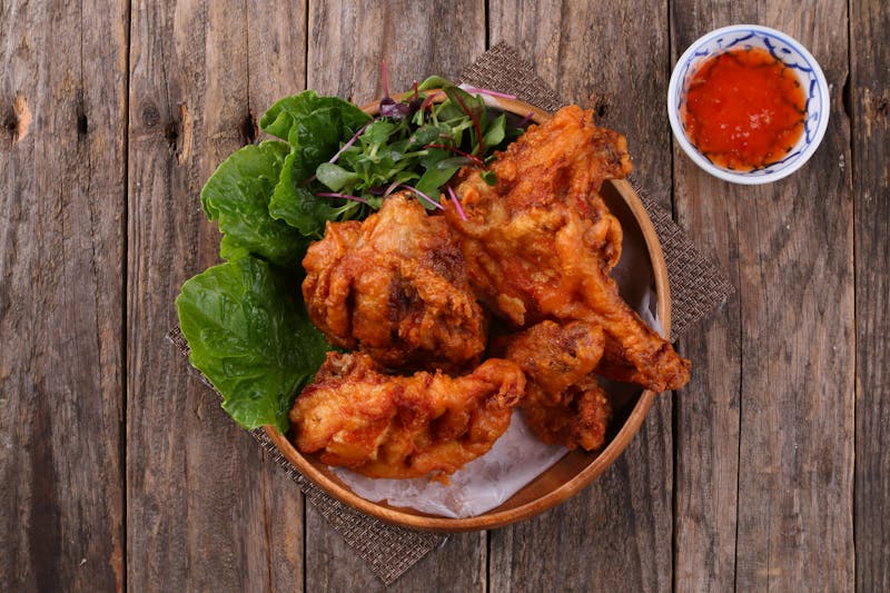 Chicken tenders with dipping sauces