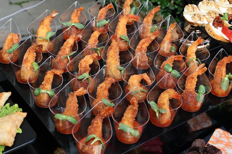 Starbird chicken catering event setup
